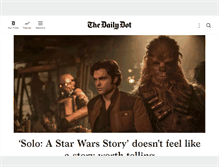 Tablet Screenshot of dailydot.com